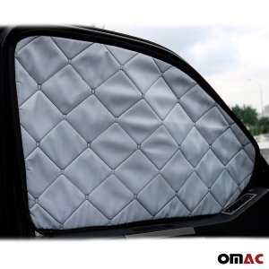 Ford Transit Thermal Curtain - Omac - with Magnet Textile/Polyester - Black/Grey - 2015